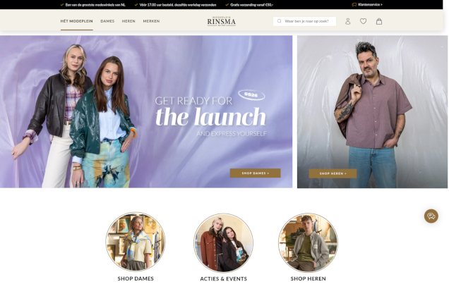 Screenshot Rinsmamodeplein.nl