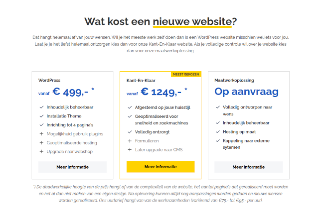 Screenshot Website Laten Maken in Zeeland