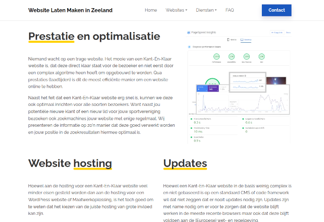 Screenshot Website Laten Maken in Zeeland