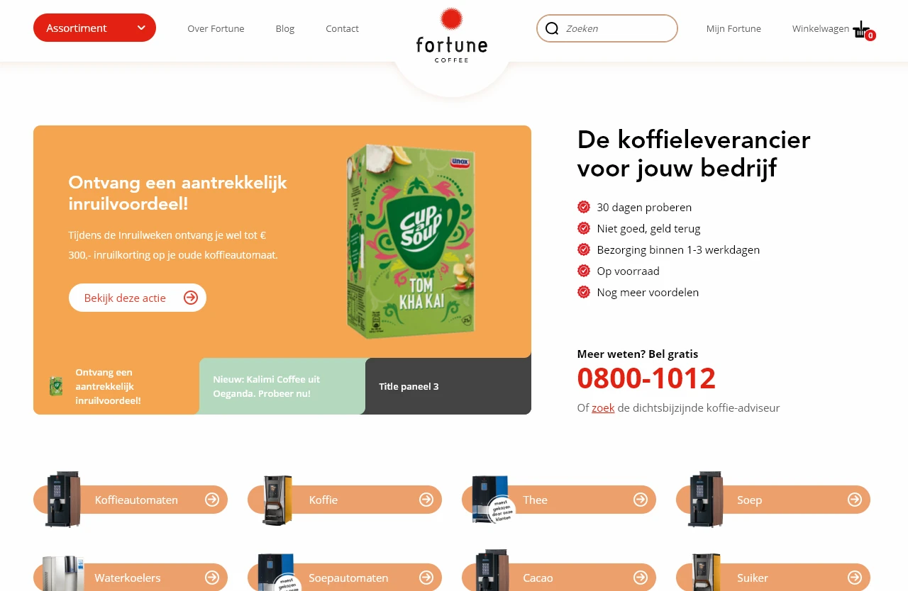 Screenshot Fortune Coffee