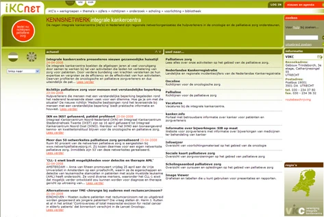 Screenshot IKCnet.nl